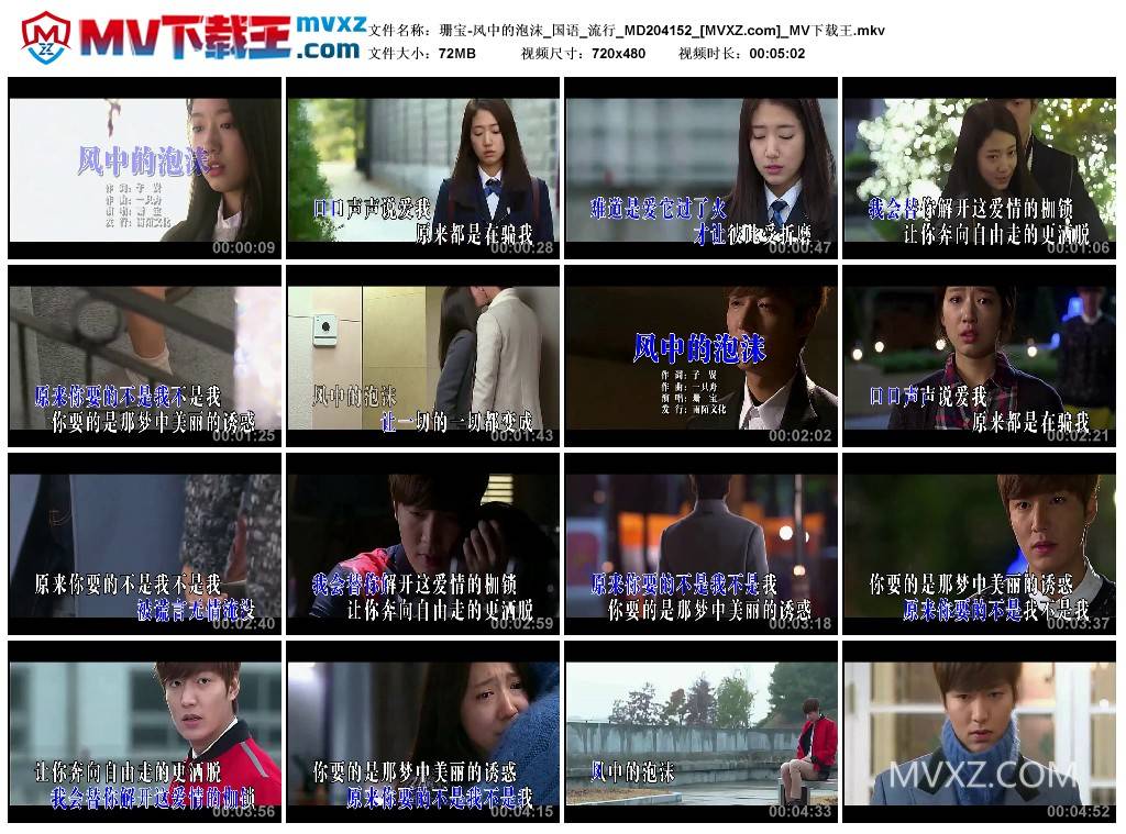 珊宝-风中的泡沫_国语_流行_MD204152